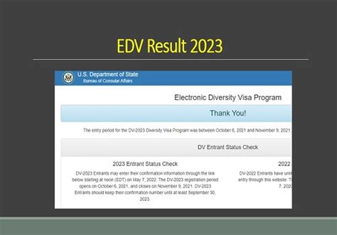 dvprogram state gov 2023 results.